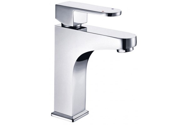 Single lever high basin mixer