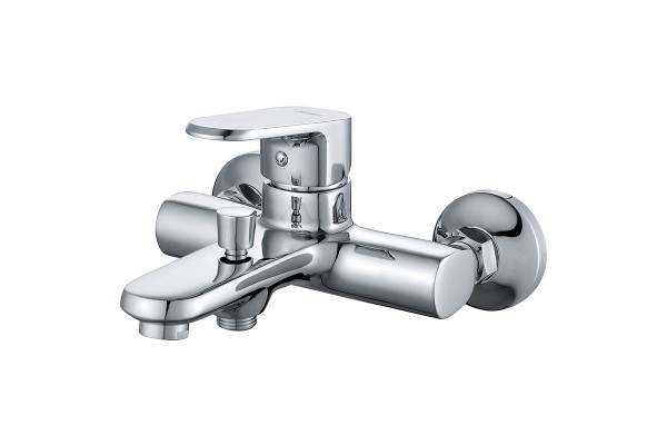 Single lever bath mixer