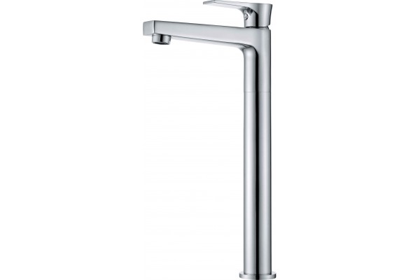 Single lever high basin mixer